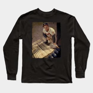 Eddie Matthews - Game 4, 1957 WS Long Sleeve T-Shirt